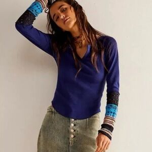 Free People Cozy Craft Cuff Top
